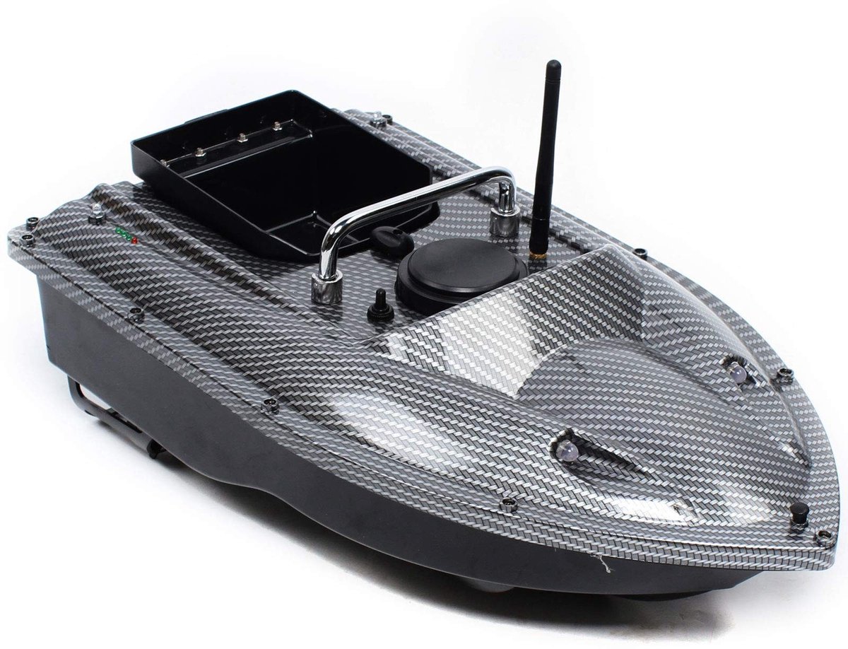 Op afstand bestuurbare boot met GPS - 500 m bereik, LED verlichting