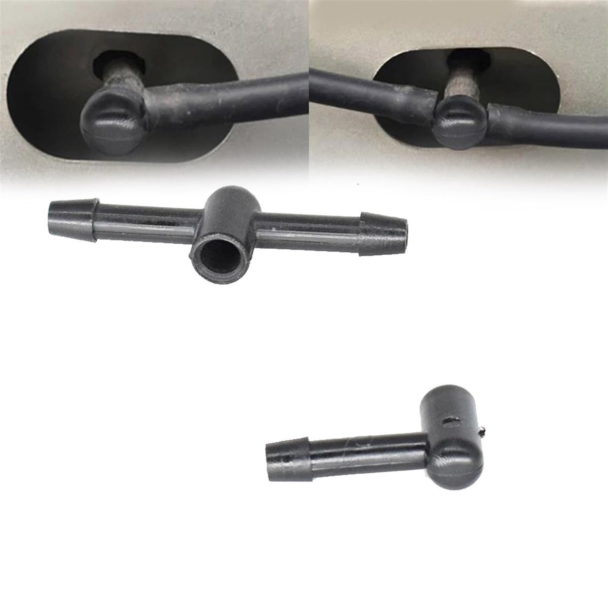 Voorruitwissersproeiers voor Ford C-max MK2 2011-2018 - Zwart