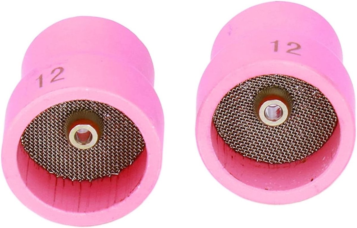 Set van 2 Keramische TIG Lasdoppen voor WP-9/17/18/20/25/26, Lichtgewicht en Compact, Ideaal voor Lasprofessionals en Hobbyisten