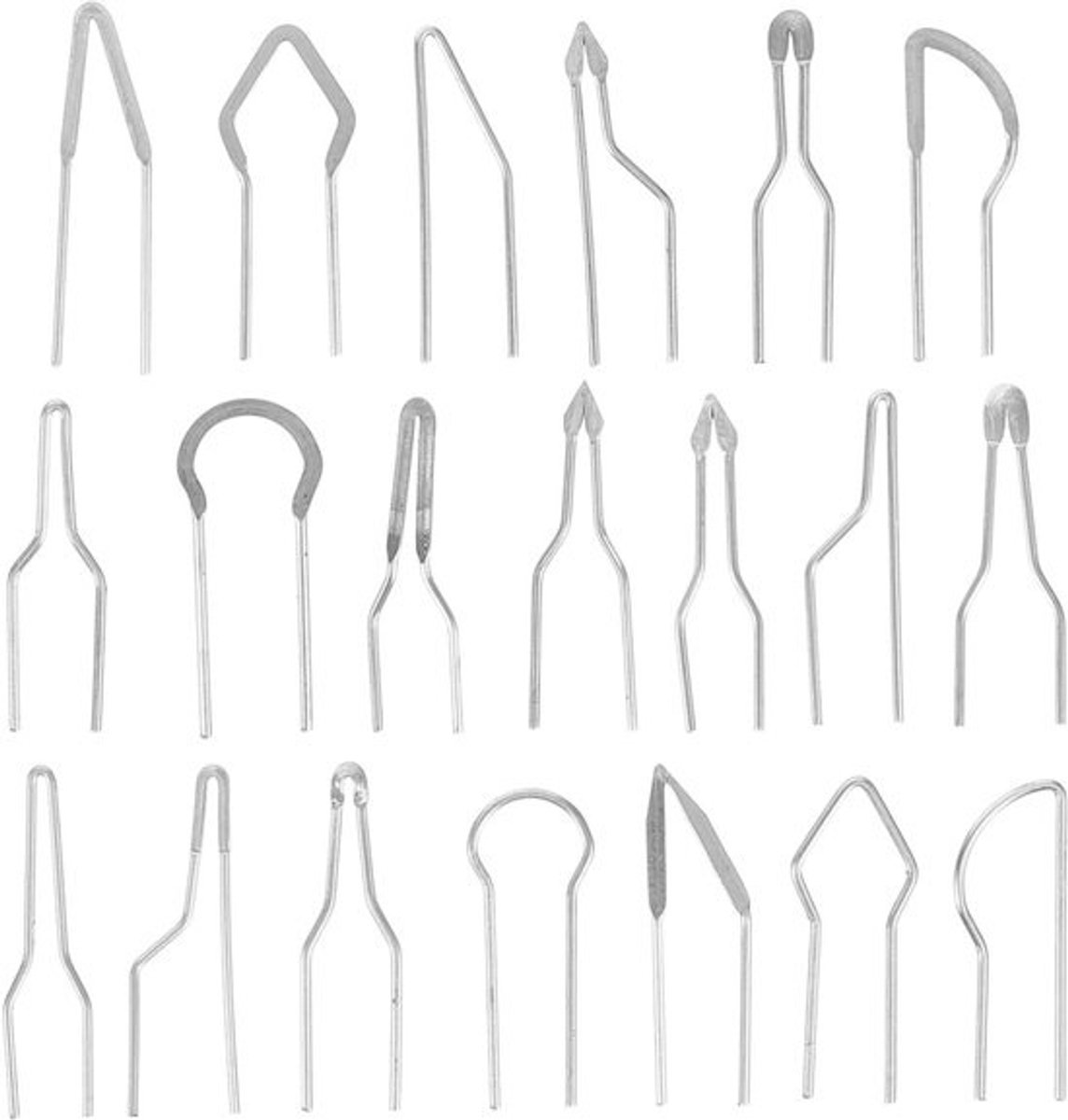 Houtbrander Pen Punten - Pyrografie Tips Set - Gedetailleerd Ambacht - 20 Genummerde Punten