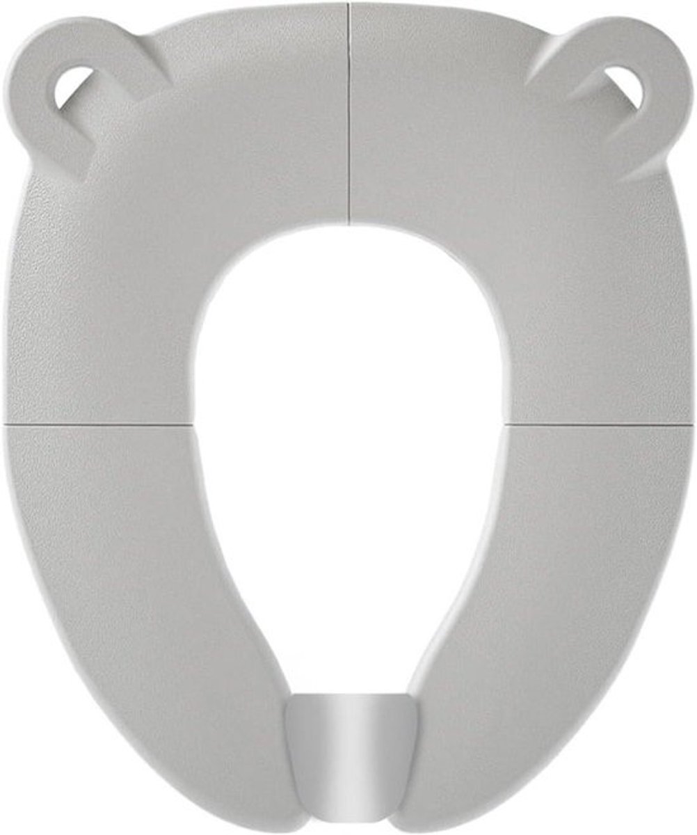Opvouwbare WC-bril - Draagbaar Toiletkussen - Zindelijkheidstraining - Ruimtebesparend Inklapbaar - 35 x 30 cm - Blauw