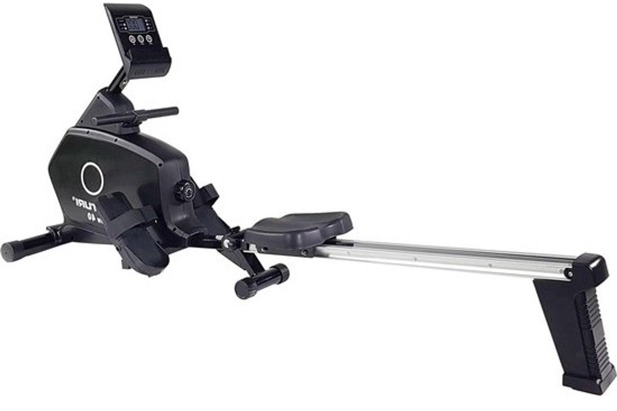 Roeitrainer - Roeimachine Fitnessapparaat - Thuisconditie Opbouwen - 8 Weerstandsniveaus - 184 cm - Zwart Wit