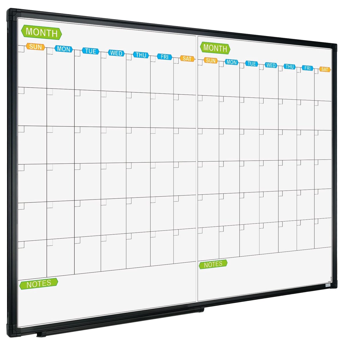 Magnetisch Droogwissen Kalender - 2 maanden planner 90,9 x 61 cm