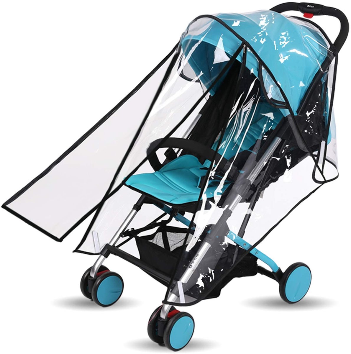 Kinderwagen Regenhoes - Universele Wind- en Waterbescherming - Zwart