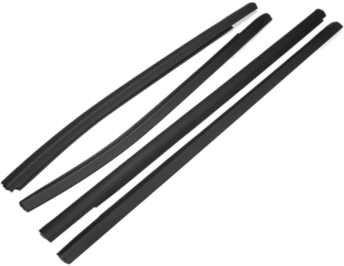 Rubber Tochtstrip voor Buitenste Ramen - Zwart