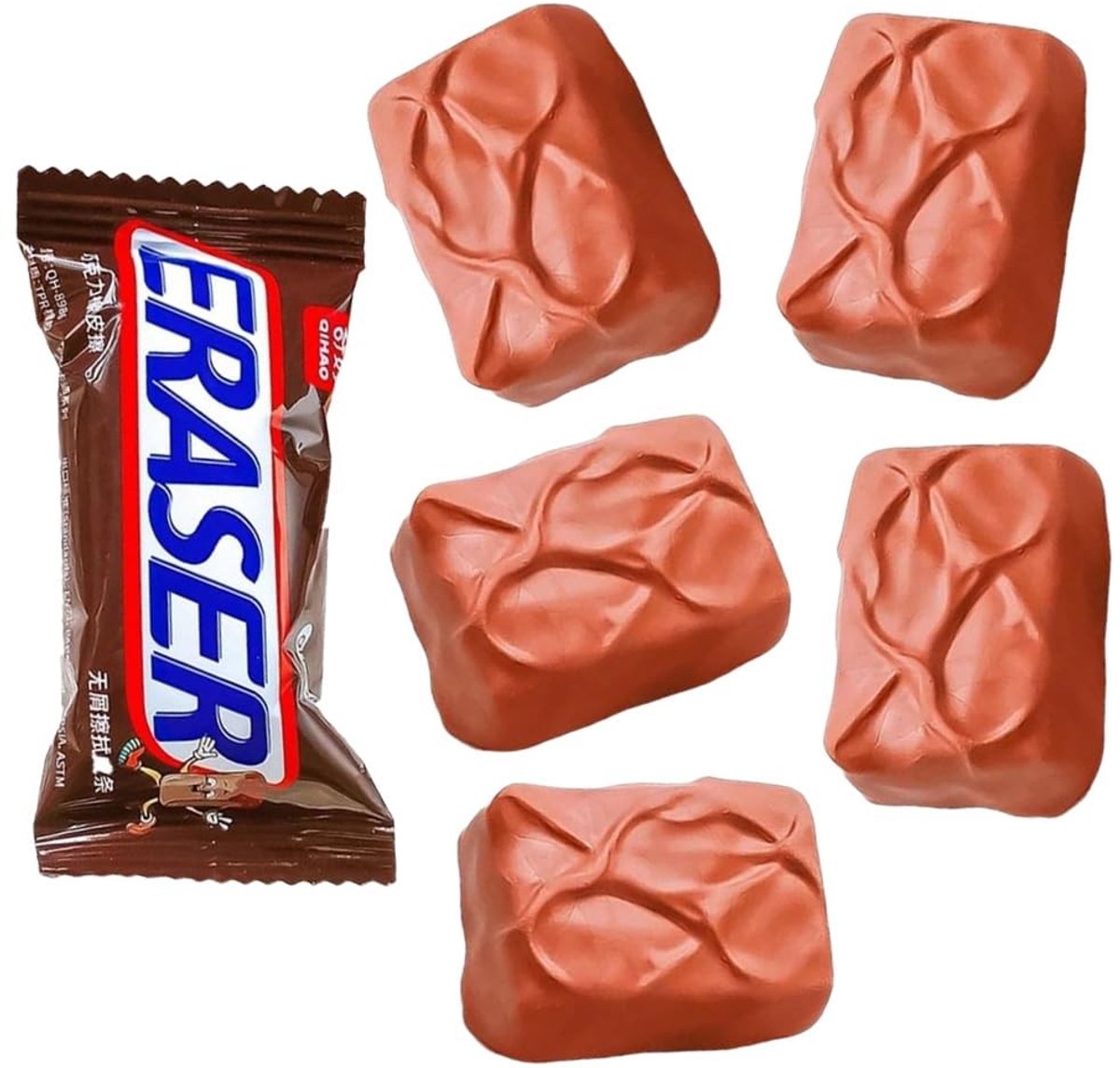 Set van 5 Chocolade Gummen - Lichtgewicht en Schattig
