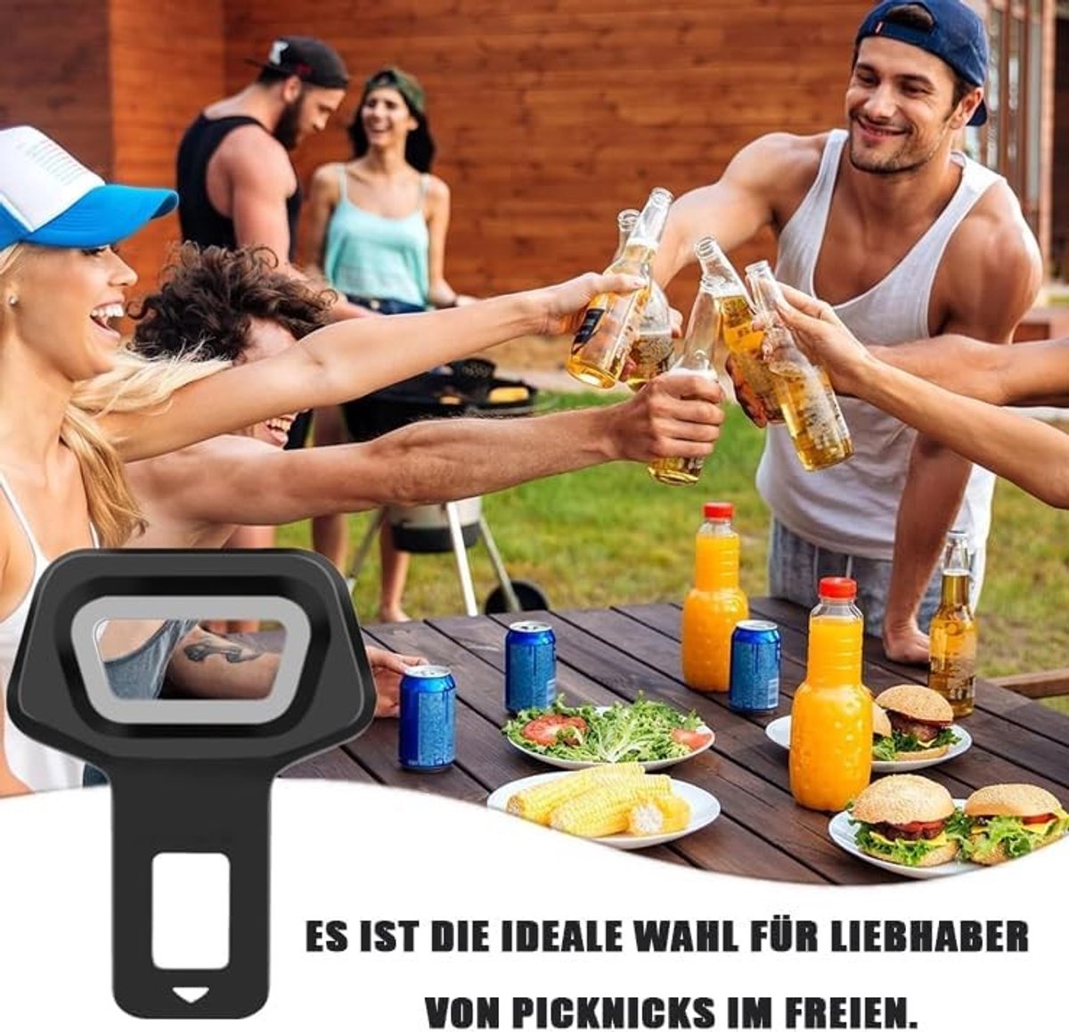 Gepersonaliseerde RVS Flessenopener met Draagbaar Gatontwerp, Set van 2 voor Thuis en Buiten, Perfect voor Bierliefhebbers en Feestjes