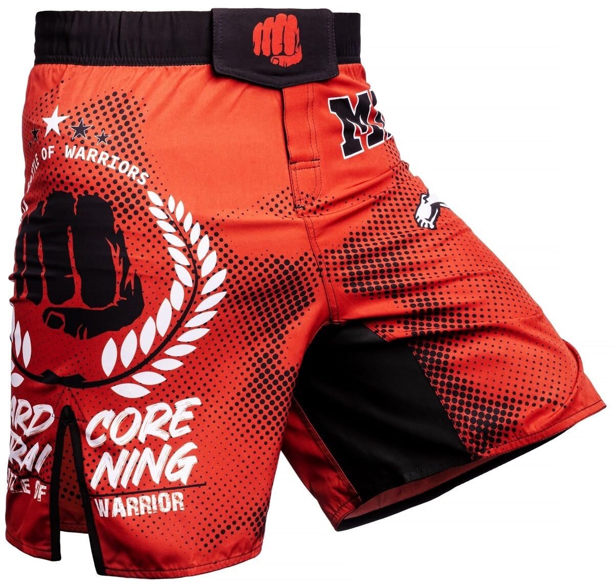 Fight Shorts Heren - Voor Martial Arts en Kickboxing - Koraal 4XL