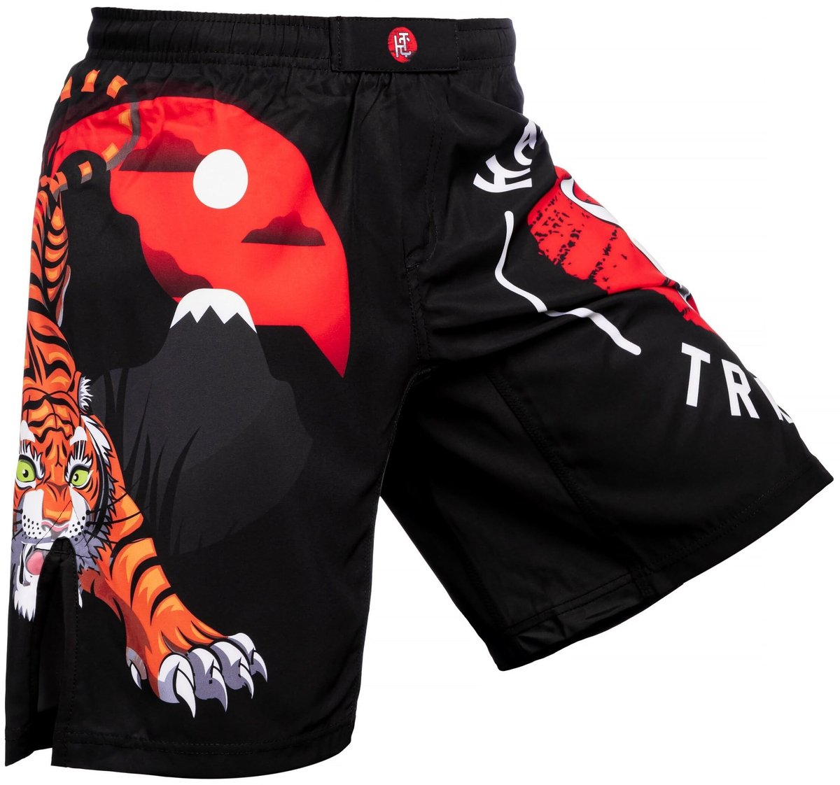Kids Boxing Shorts - Lichtgewicht en ademend - Zwart, Rood, Wit