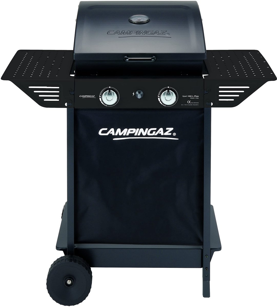 Gasbarbecue Xpert 100 LS Plus - Trolley met 2 Branders en 1 Zijbrander