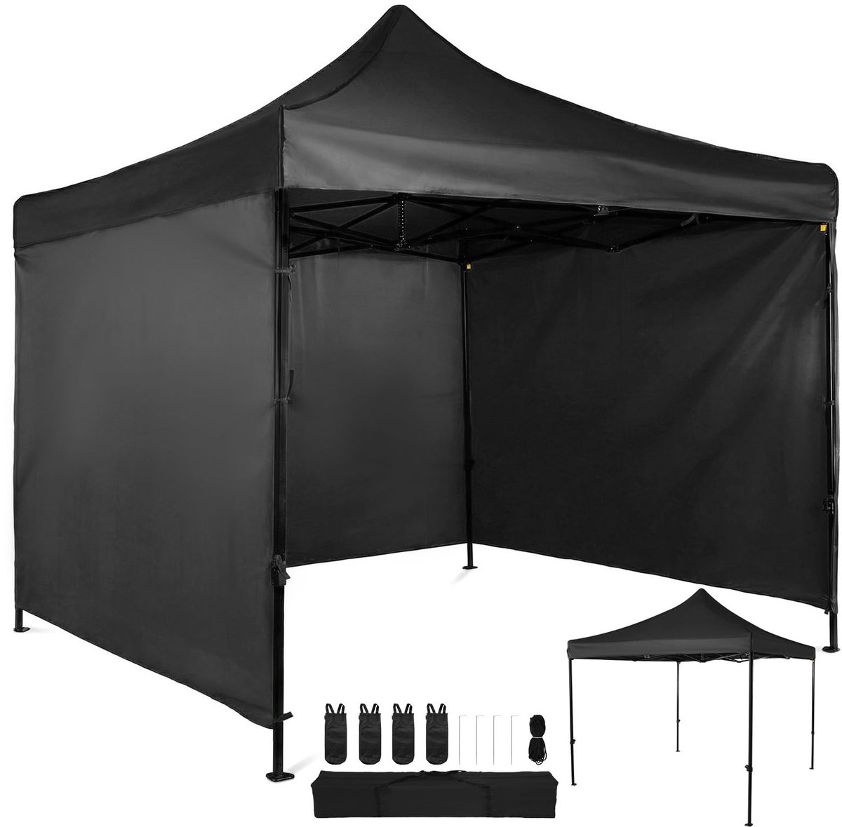 Pop-up luifeltent - Waterdicht met zijwanden - 3 x 3 m