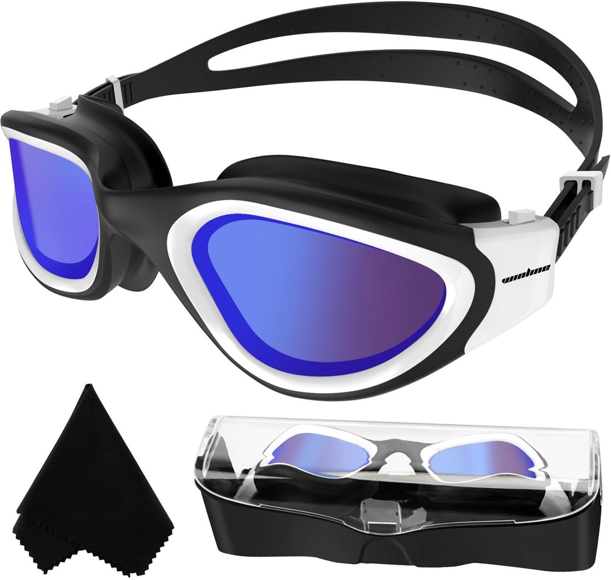 Zwembril met UV-bescherming en anti-fog coating - Polarized en eenvoudig aan te passen
