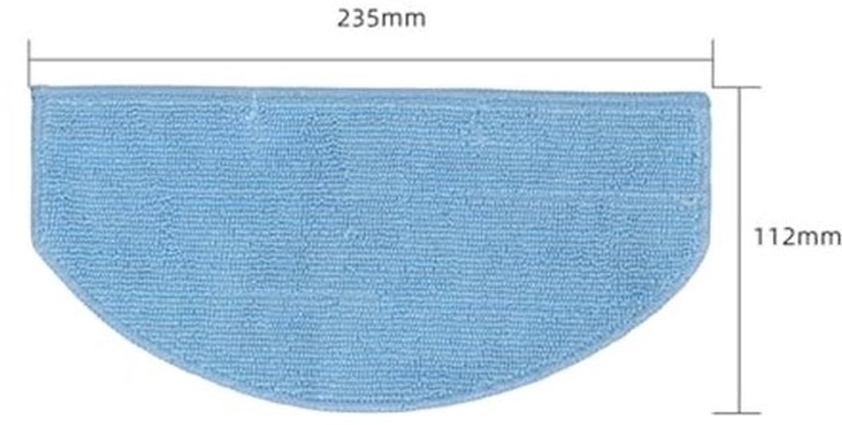 10 STKS Robotstofzuiger Dweildoekjes Ultrafijne Vezeldoek Vervangende Accessoires voor G8000 G8000 Pro Honiture G20 G20 Pro Laresar Evol 3, Gemaakt met Ultrafijne Vezels,