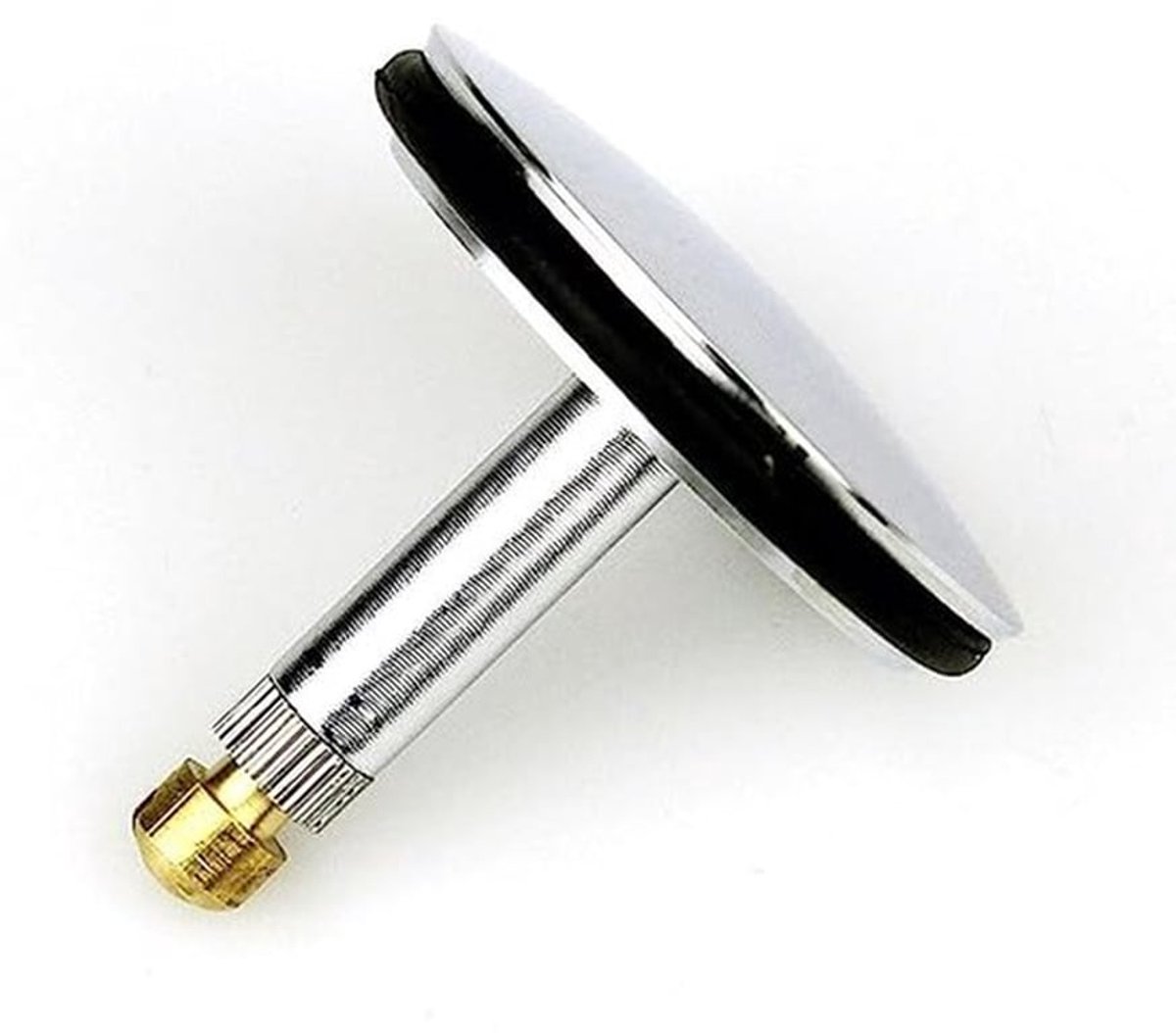 Universele badstop, Ø 44 mm, verstelbaar, koper, zilver