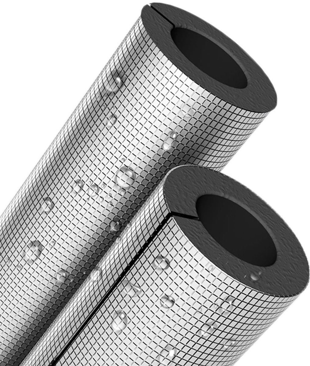 Zelfklevende Schuimpijpisolatiebuis - Aluminiumfolie voor Vorstbescherming