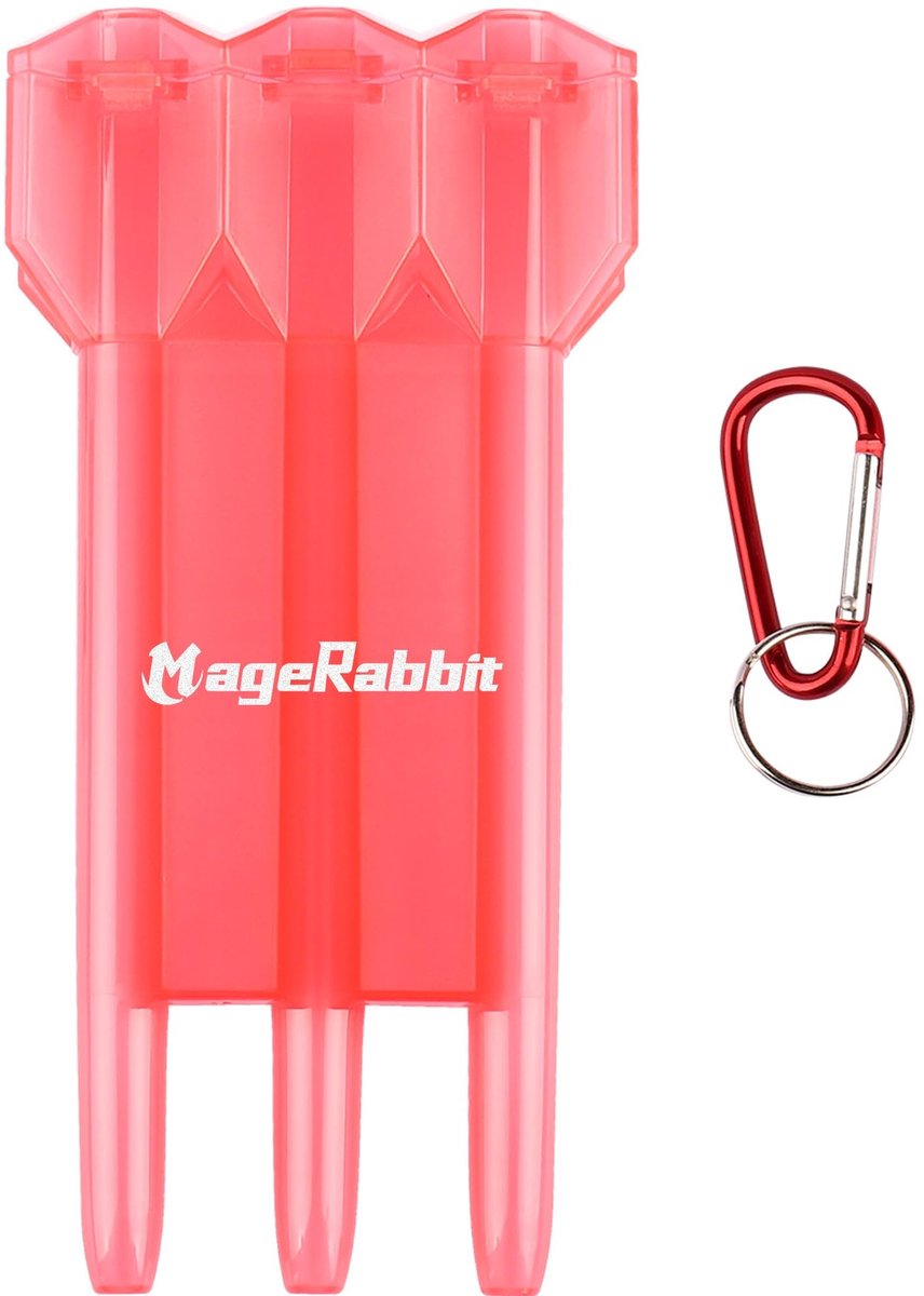 Dart Case - Hard Shell voor 6 Darts - Rood