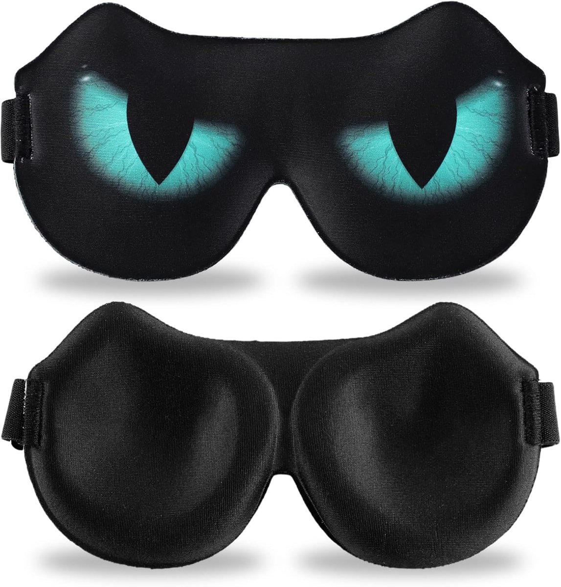Thijox - Slaapmasker voor Kinderen, 3D Ergonomisch Slaapmasker voor Jongens met Verstelbare Band, Oogblauw, Ideaal voor Zijslapers, Perfect voor Thuis
