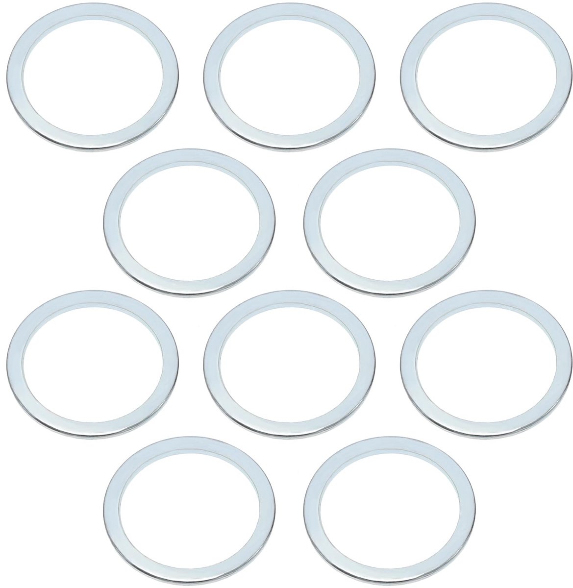 Inovra - Zaagblad Reducering Ring - 10 Stuks - Staal - 20x16mm - Adapter voor Cirkelzaagbladen - Houtbewerking - Geschikt voor Haakse Slijpers