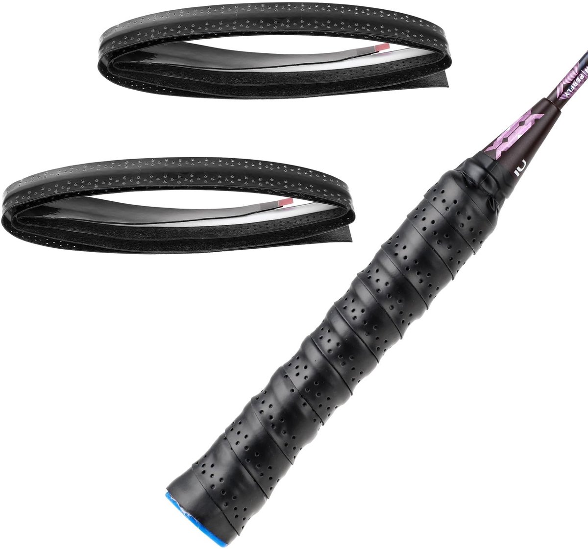 Inovra- Gripband 2 Stuks - Universeel Overgrip - Anti-slip Tennisracket - Badmintonracket - Zelfklevend - Hoogwaardig PU-Materiaal