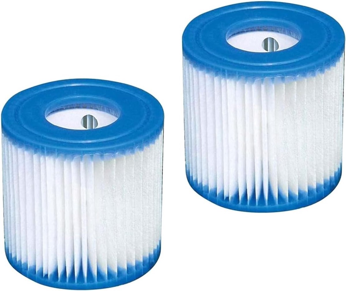 Two pool filters voor Intex Type H filterbox, geschikt voor H -29007P, vervangingsfilters voor zwembadonderhoud