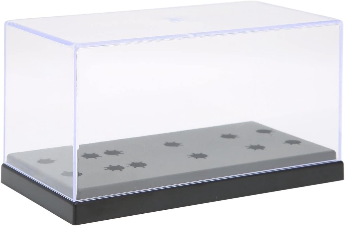 Display Box voor Lange Naaldstand, Opbergdoos voor Phonograafkop, Duidelijke Displaycase met Rubber Voetjes en Compatibiliteit voor Universele Hoofden