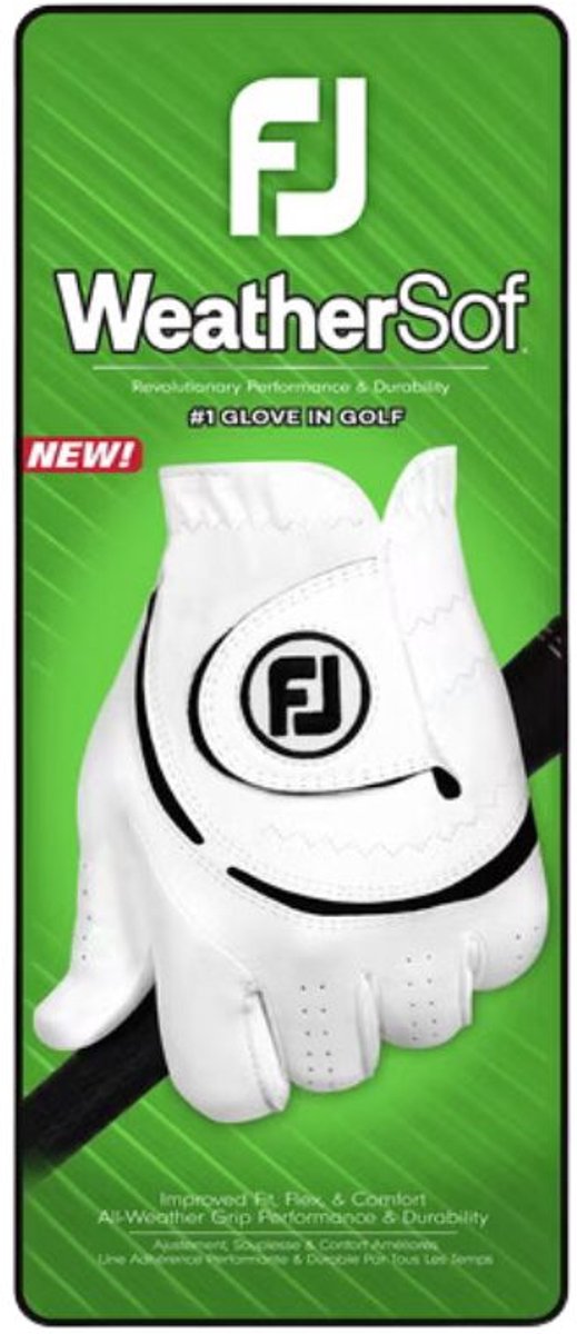 Footjoy Weathersof Handschoen Heren 2024 Maat L Linkerhandschoen (rechtshandige speler) van Footjoy — afbeelding 4