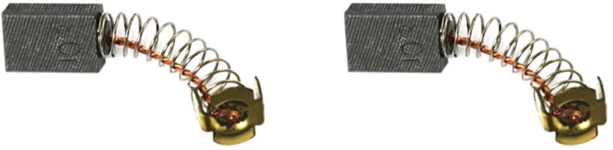 Dailygoods - Carbon-wisserbladen 15 mm x 10 mm voor Motorvermogen - Set van 4