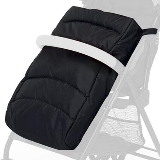 SnelShoppen - Buggy Voetenzak Zwart - Winter Bescherming - Compatibel met Diverse Kinderwagens - Handwas - Ideaal voor Buitenactiviteiten met Kinderen — afbeelding 2