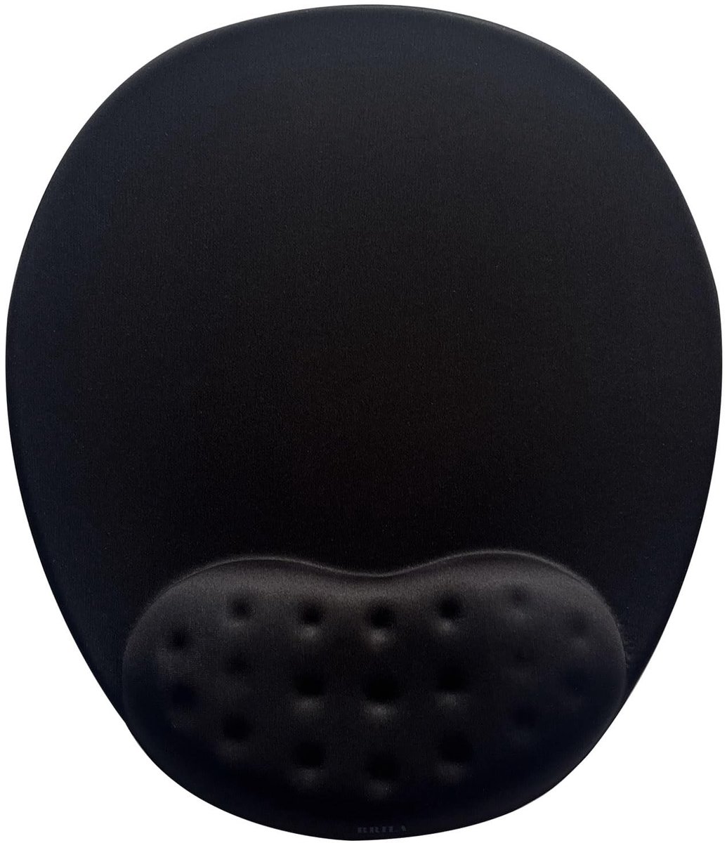 Dailygoods- Muismat Ergonomisch met Polssteun - Antislip Rubber - Traagschuim - X-Large Formaat 9.25"x10.5" - Comfortabele Ondersteuning - Pijnverlichting - Gaming Muismat