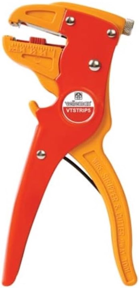 Thijox - Automatische knip- en striptang, snel en veilig, voor draden 0,2-6 mm², zelfinstellend met kussengreep, ideaal voor thuis en professioneel ge