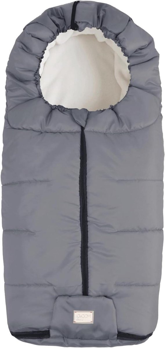 Universele Kinderwagenzak - Voetenzak baby - Buitencomfort kind - Wind en regenbestendig - 100 cm - Grijs