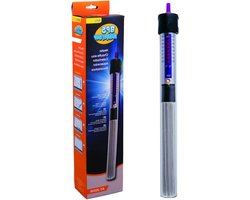 Aquarium Verwarmer - Waterverwarmer Aquarium - Tropische Vissen - Volledig Dompelbaar - 50 W - Zwart