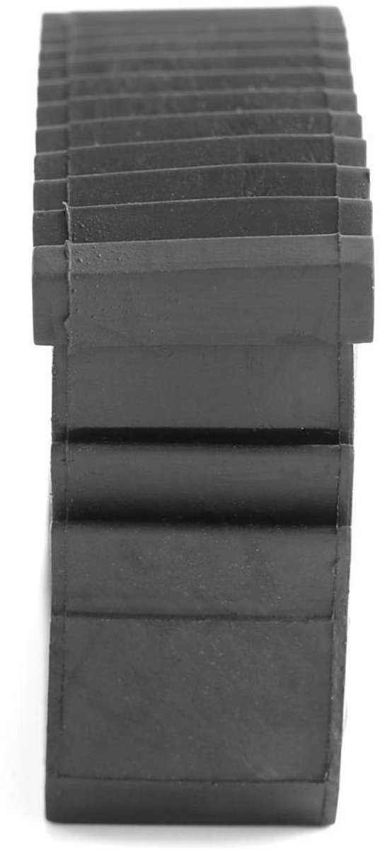 Dailygoods- Trapvoet Antislip Vervanging - Rubber - Ladder Voetjes - 2 Stuks - 6 x 4.5 x 2.2cm - Duurzaam en Veilig - Laddervoetjes