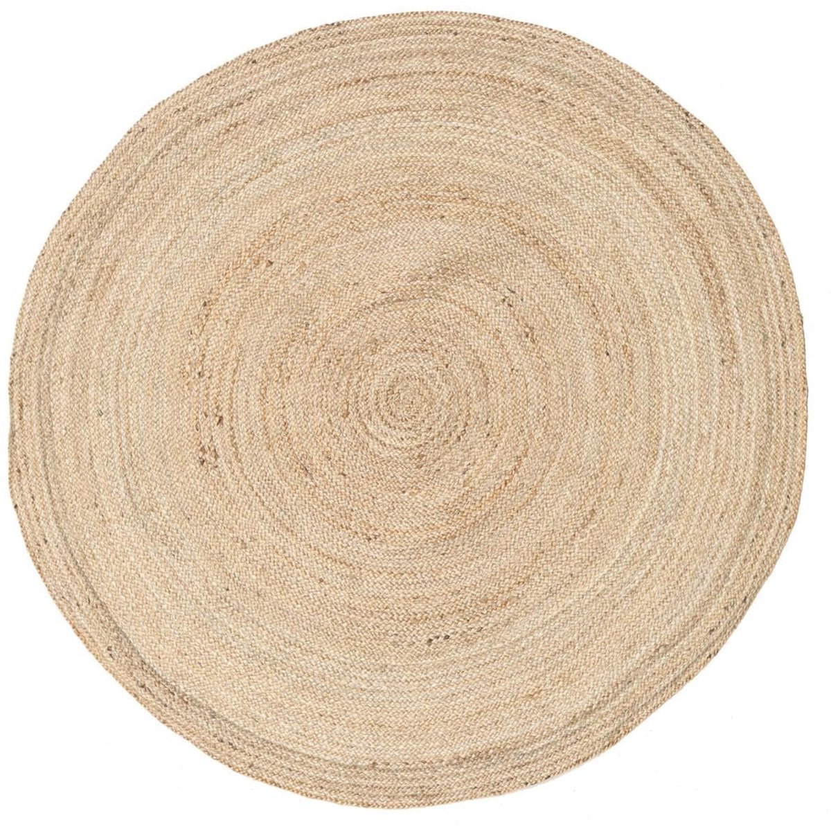 Vloerkleed, Kelim, Ø 150 cm, Rond, Middelpolig, Alleen chemisch reinigen, Care & Fair gecertificeerd, Beige