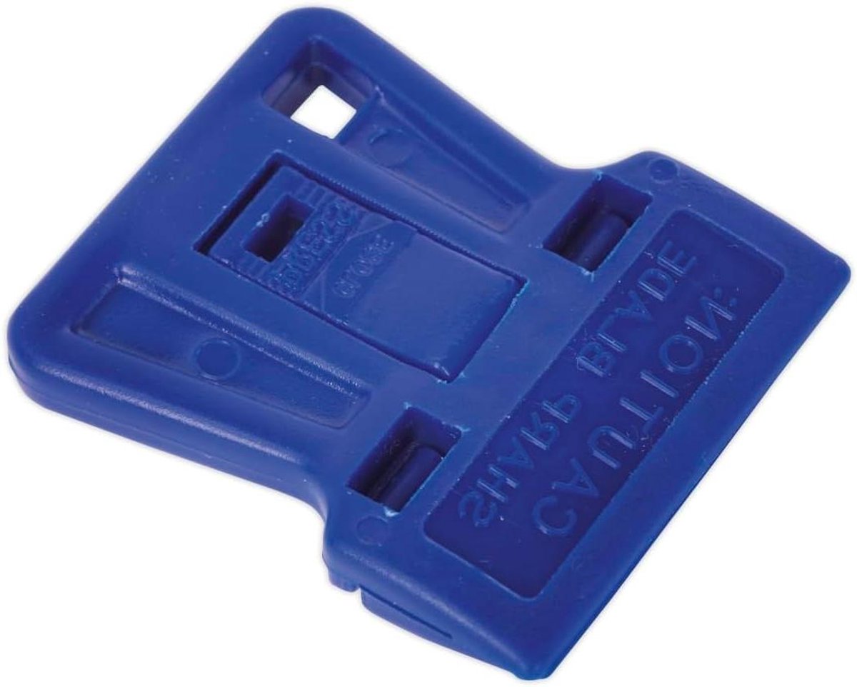 Scheermes Houder - Scheerhouder - Veilig Opbergen - Composiet Materiaal - Pack van 5 - Blauw