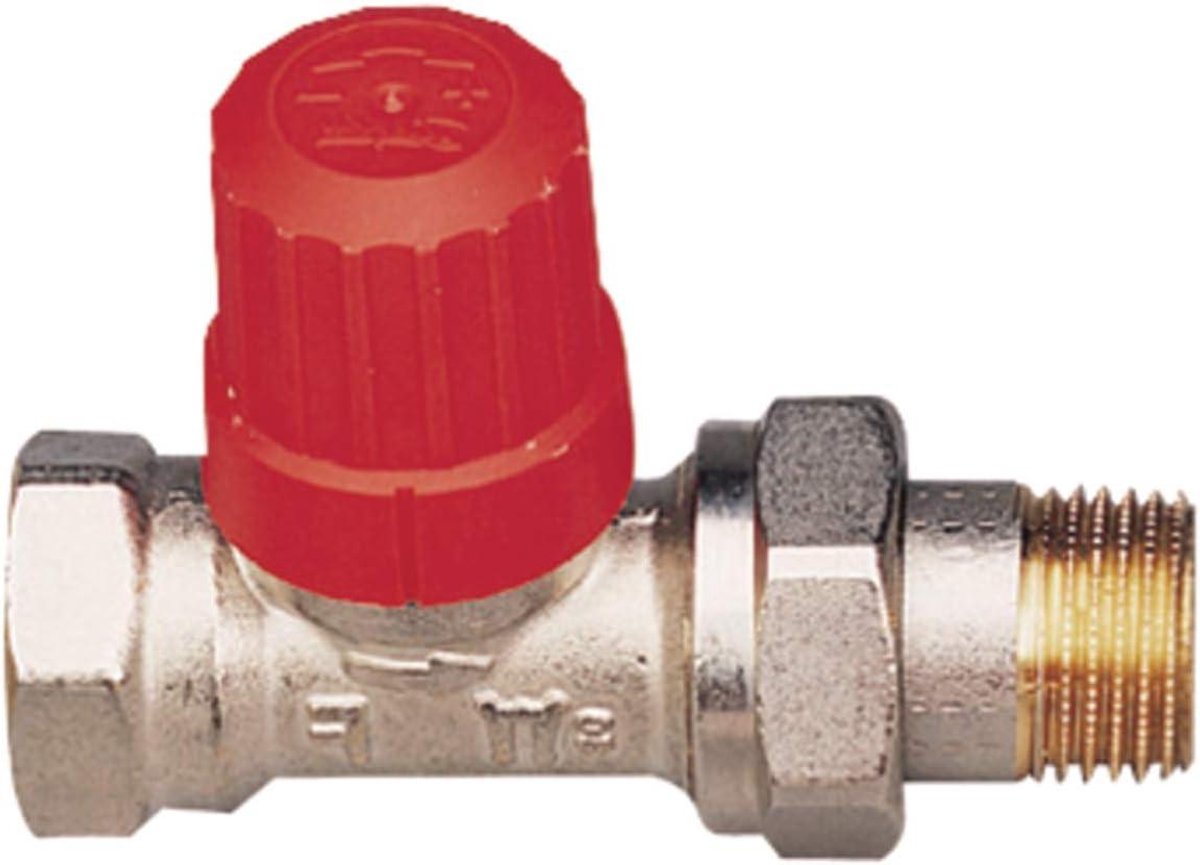 Thermostaat Onderblok - Verwarming Klep - Centrale Verwarming - Energiebesparend - 1/2 inch - Messing