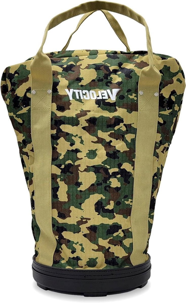 Multifunctionele Ballentas - Sportbal Tas - Sporten Organiseren - Duurzame Bodem - Tot 72 Ballen - Camo