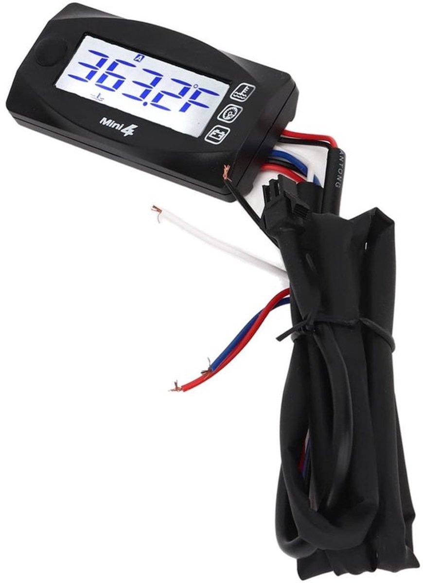 SPHProducts - Motorthermometer Digitaal - 4 in 1 Meter - Waterdicht