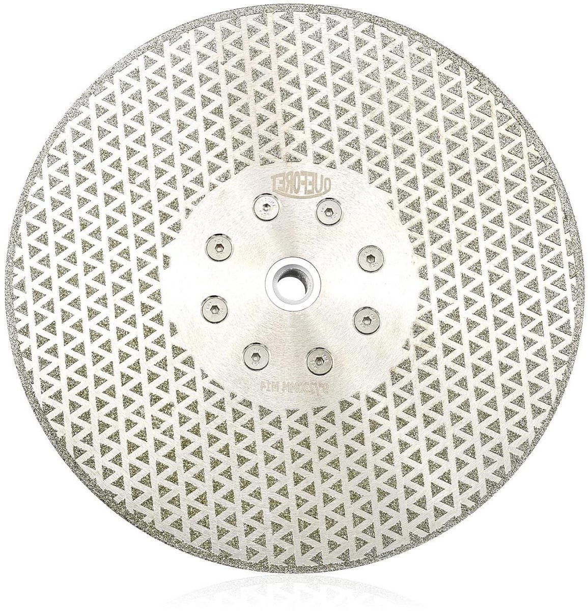 Diamantschijf Slijpschijf - Doorslijpschijf Graniet - Materiaal Bewerken - M14 Flens - 230 mm - Zilver