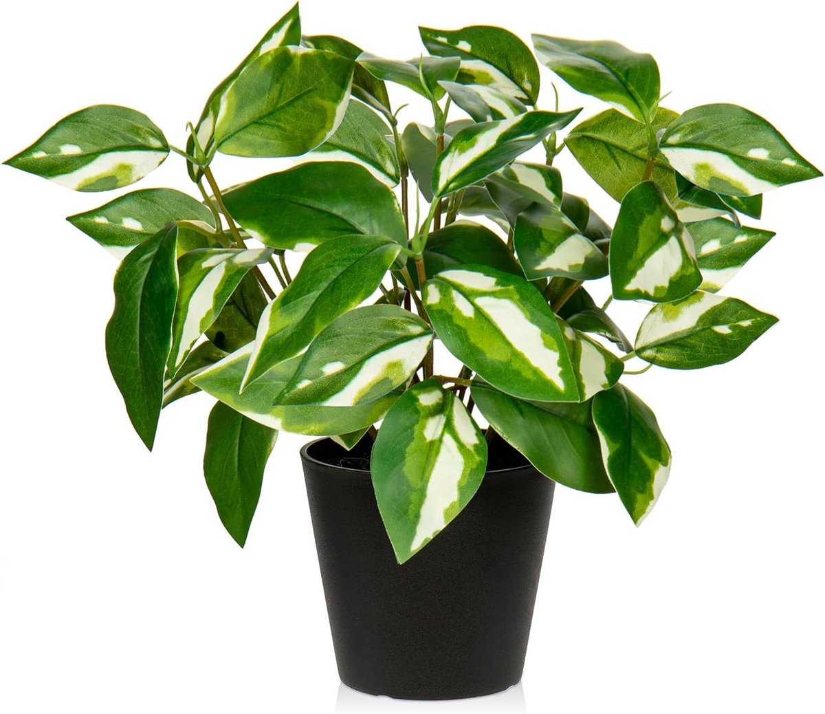 Kunstplant met Pot - Nepplant Pothos - Interieur Decoratie - Realistisch Bladontwerp - 30 cm - Groen