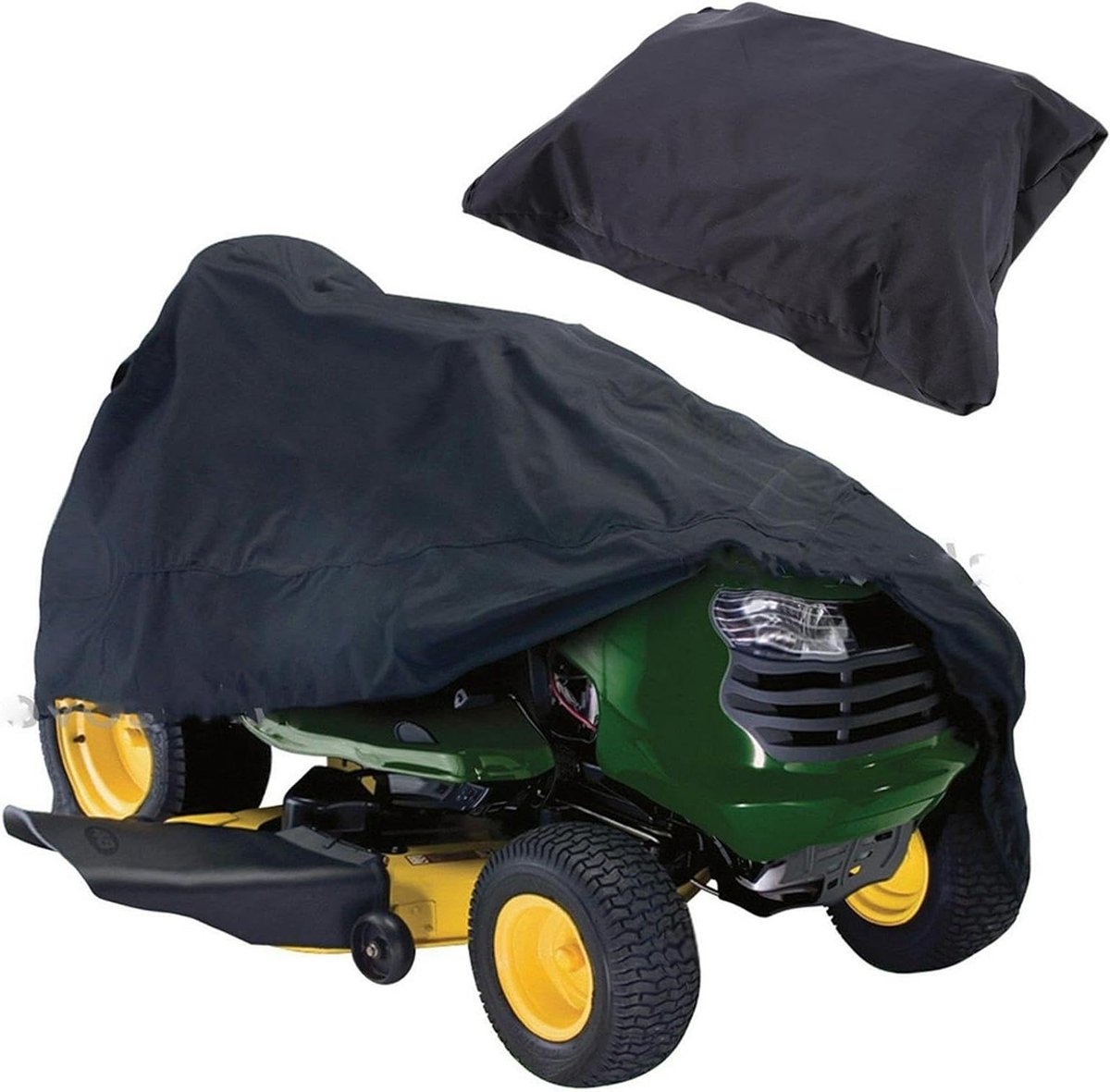 Grasmaaierhoes - Beschermhoes Gazontractor - Tuinonderhoud - UV-beschermend - 245 x 50 x 140 cm - Zwart