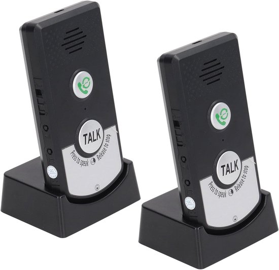 2-Weg Intercom Systeem - Deurbel Intercom - Communicatie Thuis - 1000 Meter Bereik - 14 x 9.5 x 6.7 cm — afbeelding 2