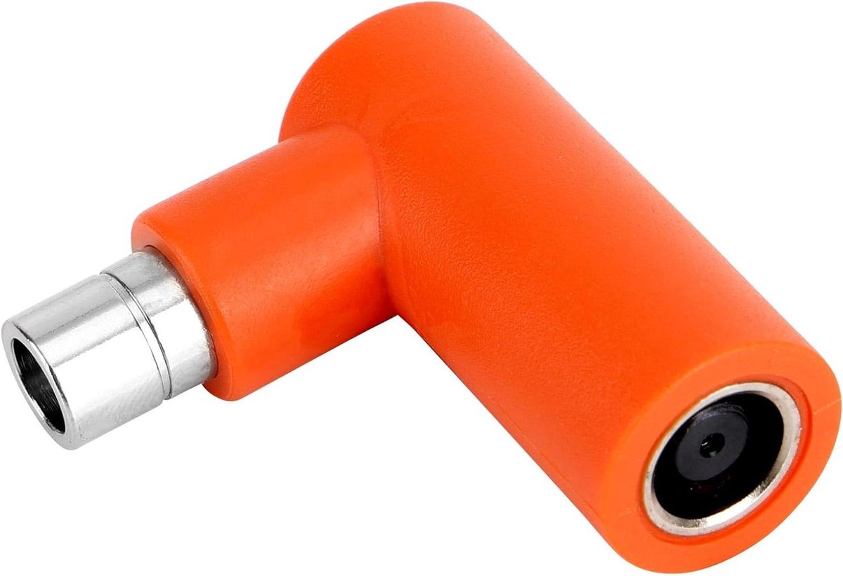 Adapter Kabel - Connector Omvormer - Energie Koppelen - Haakse Hoek - 90 Graden - Oranje