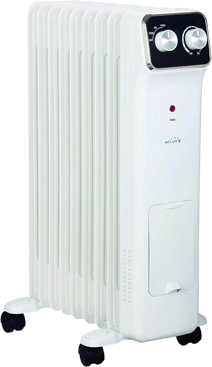 2000W Olie Radiator met 9 Elementen, Thermostaat en Luchtbevochtiger