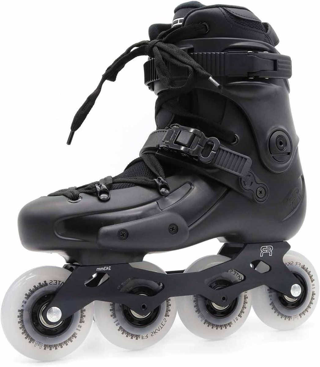 Skeelers Zwart - Rolschaatsen Freeskate - Stad Urban Skaten - Rockerable R2 Frame - 80mm Wielen - Zwart