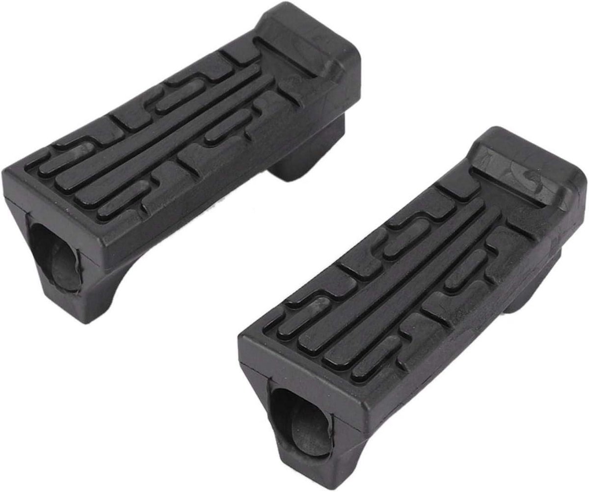 Voorste Voetsteunen - Motorfiets Pedalen - Comfortabel Rijden - Hoge Grip Rubber - Standaard Maat - Zwart