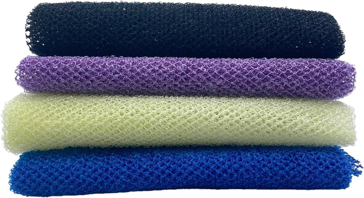 Scrub Handdoek - Exfoliërende Net - Huid Reinigen - Bevordert Circulatie - 40 x 40 cm - Diverse Kleuren