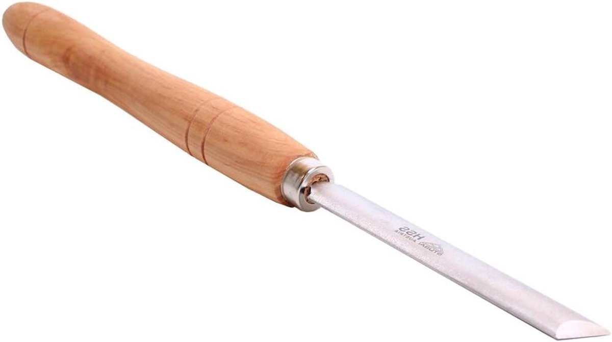 HSS Beitel - Houtbeitel Ovaal - Houtbewerking Precisie - Ovale en Scheve Neus - 12 mm - Zilver/Beige
