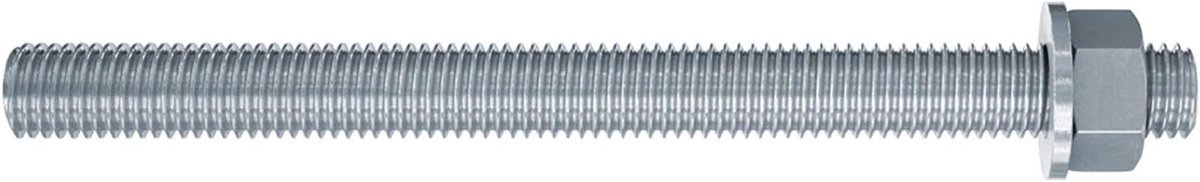 Ankerstang - Bevestiging Stang - Muurbevestiging - Flexibel Ontwerp - 8x110 mm - Zilver