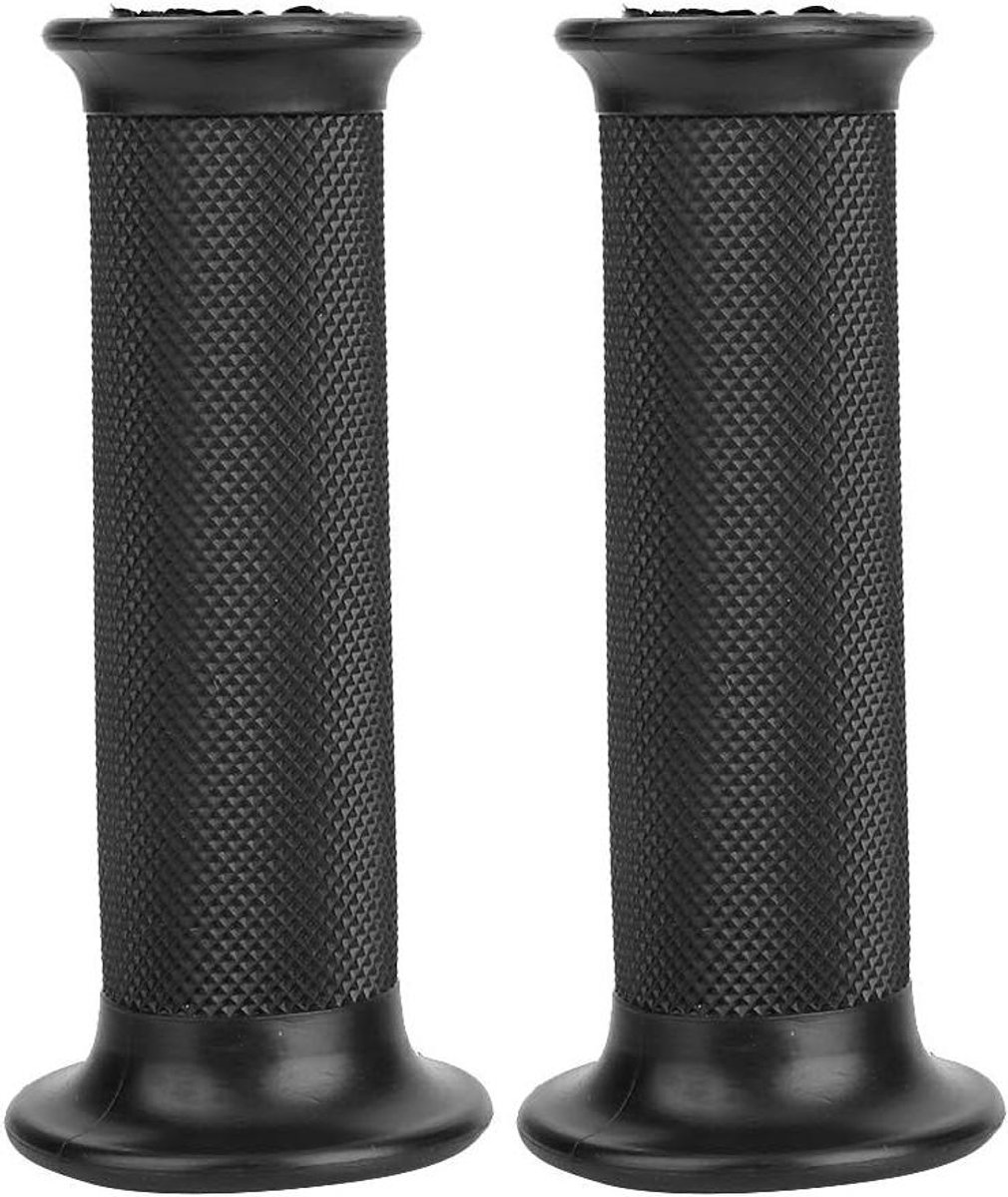 Motorfiets Stuurgrepen - Handvatten Motor - Motorrijden Verbeteren - Antislip Rubber Oppervlak - 22-24 mm - Zwart